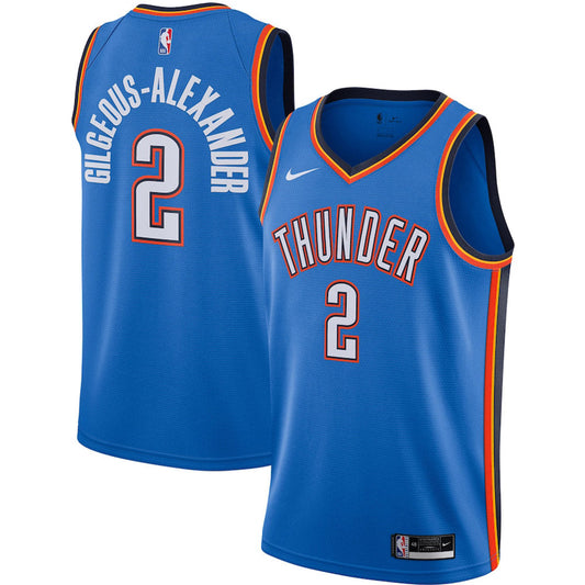 Youth Oklahoma City Thunder Shai Gilgeous-Alexander Icon Edition Jersey - Blue