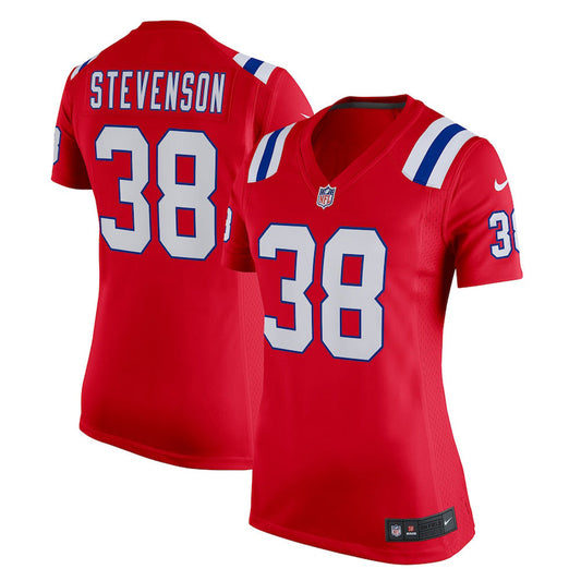 Women's New England Patriots Rhamondre Stevenson Game Jersey - Red