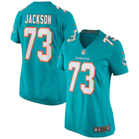 Austin Jackson Miami Dolphins Nike Women's Game Jersey - Aqua