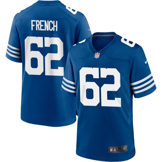 Wesley French Indianapolis Colts Nike Alternate Jersey - Royal