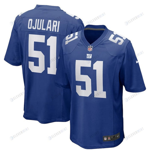 Azeez Ojulari 51 New York Giants Game Jersey - Royal