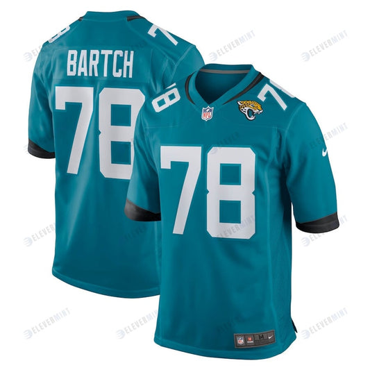 Ben Bartch 78 Jacksonville Jaguars Men's Game Jersey - Teal