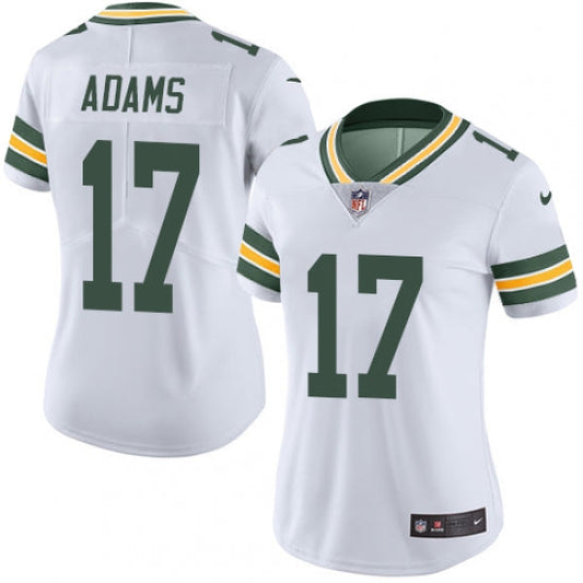 Women's Green Bay Packers Davante Adams Limited Player Jersey White