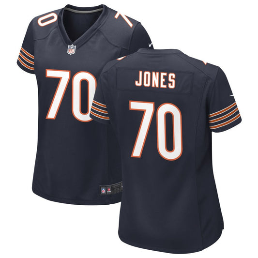 Braxton Jones Chicago Bears Nike Women's Game Jersey - Navy