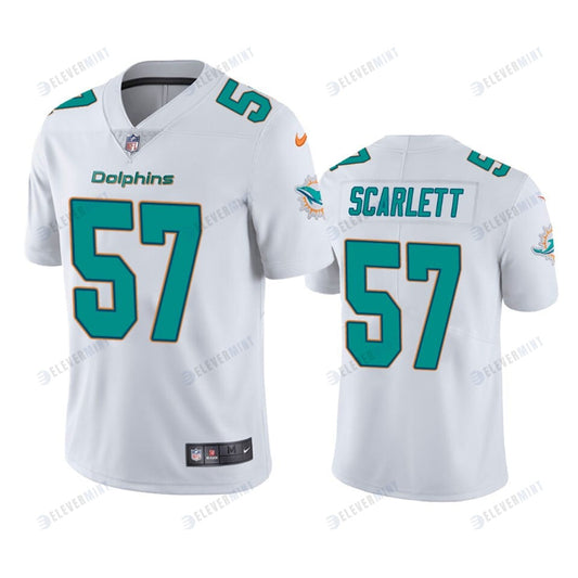 Brennan Scarlett 57 Miami Dolphins White Vapor Limited Jersey