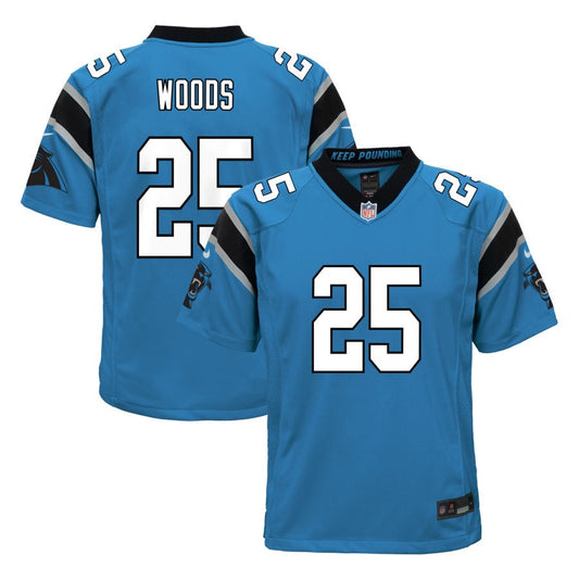 Xavier Woods  Carolina Panthers Nike Youth Alternate Game Jersey - Blue